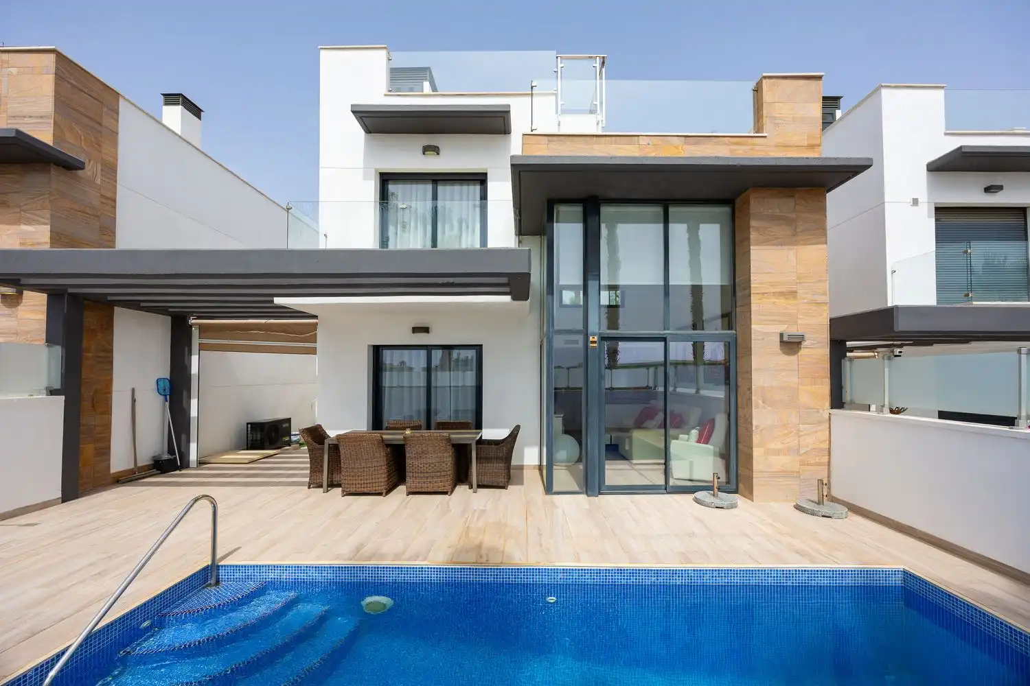 Exterior view of Houses for sale in Orihuela  with Air Conditioner, Private garden and Terrace