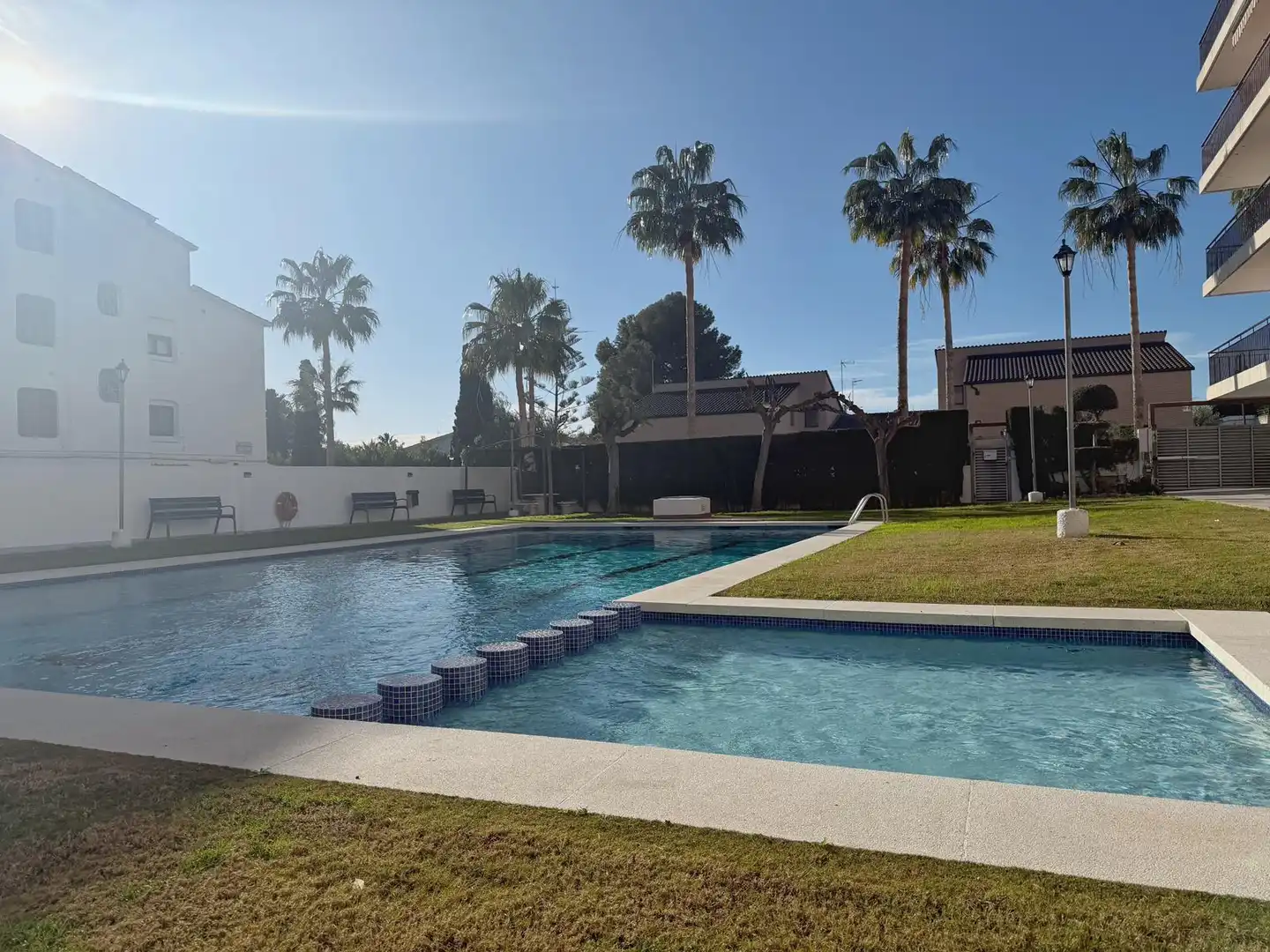 Swimming pool of Study for sale in Roda de Berà  with Air Conditioner, Heating and Parquet flooring