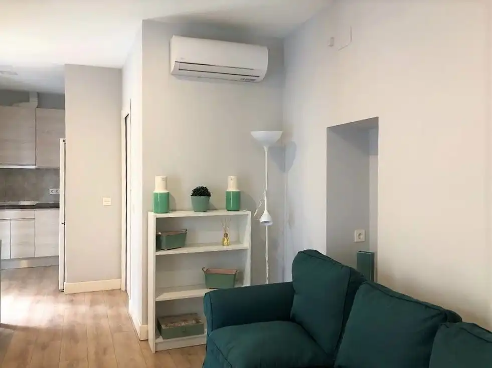 Sala de estar de Apartamento de alquiler en Badajoz con Aire acondicionado, Calefacción y Amueblado