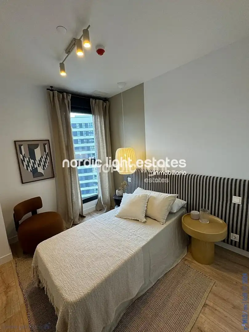 Schlafzimmer von Wohnung zum Verkauf in Málaga mit Klimaanlage, Terrasse und Schwimmbad