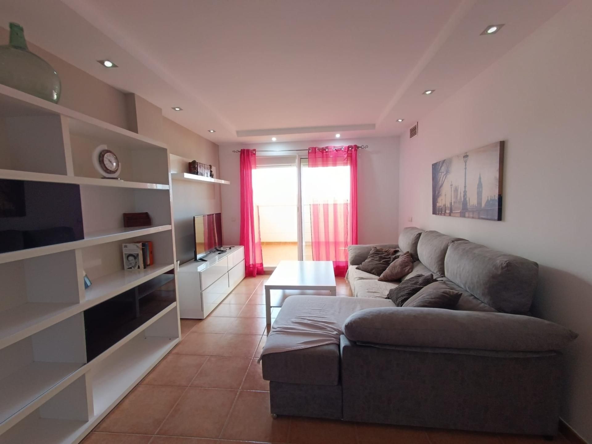 Living room of Attic for sale in Roquetas de Mar  with Air Conditioner, Heating and Private garden