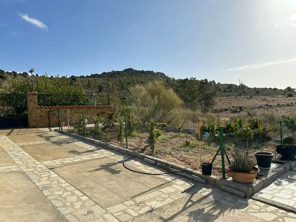 Jardí de Casa o xalet en venda en Magacela amb Jardí privat, Terrassa i Piscina