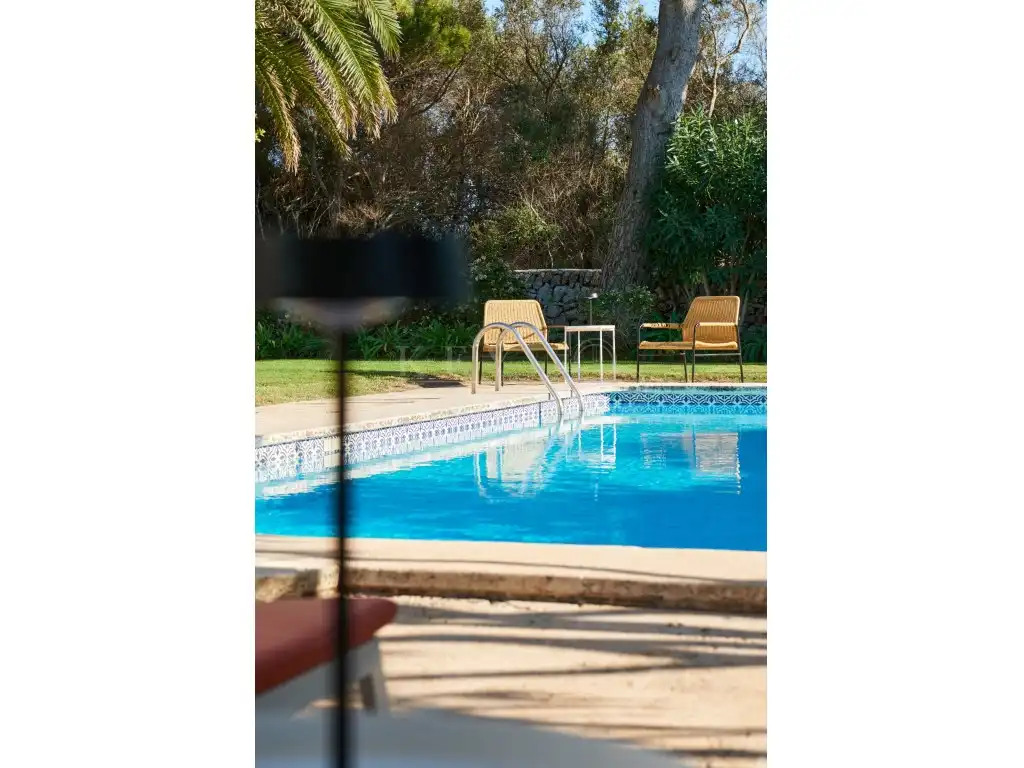 Swimming pool of Houses for sale in Es Castell  with Air Conditioner, Heating and Private garden
