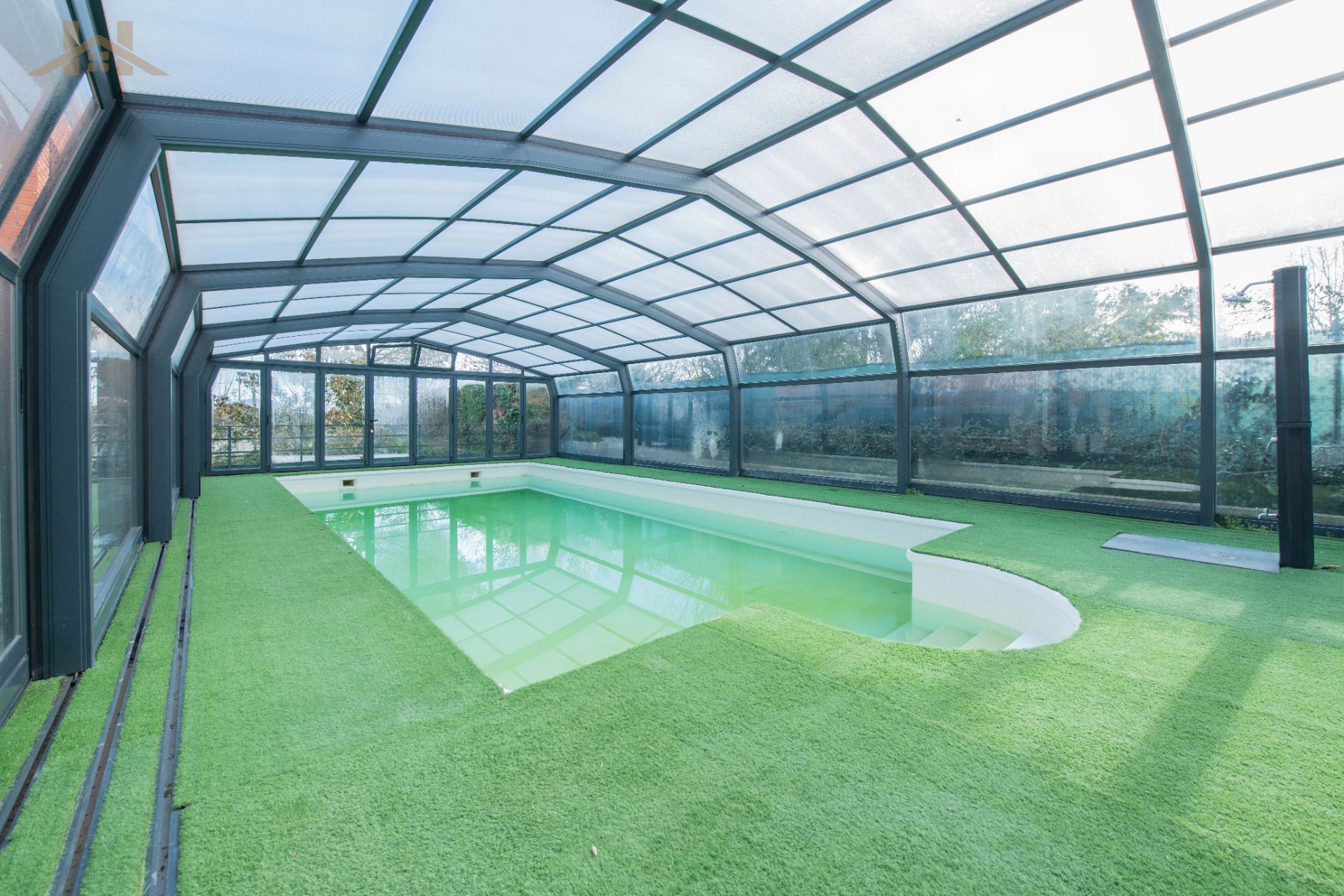 Swimming pool of House or chalet for sale in Manzanares El Real  with Air Conditioner, Heating and Private garden