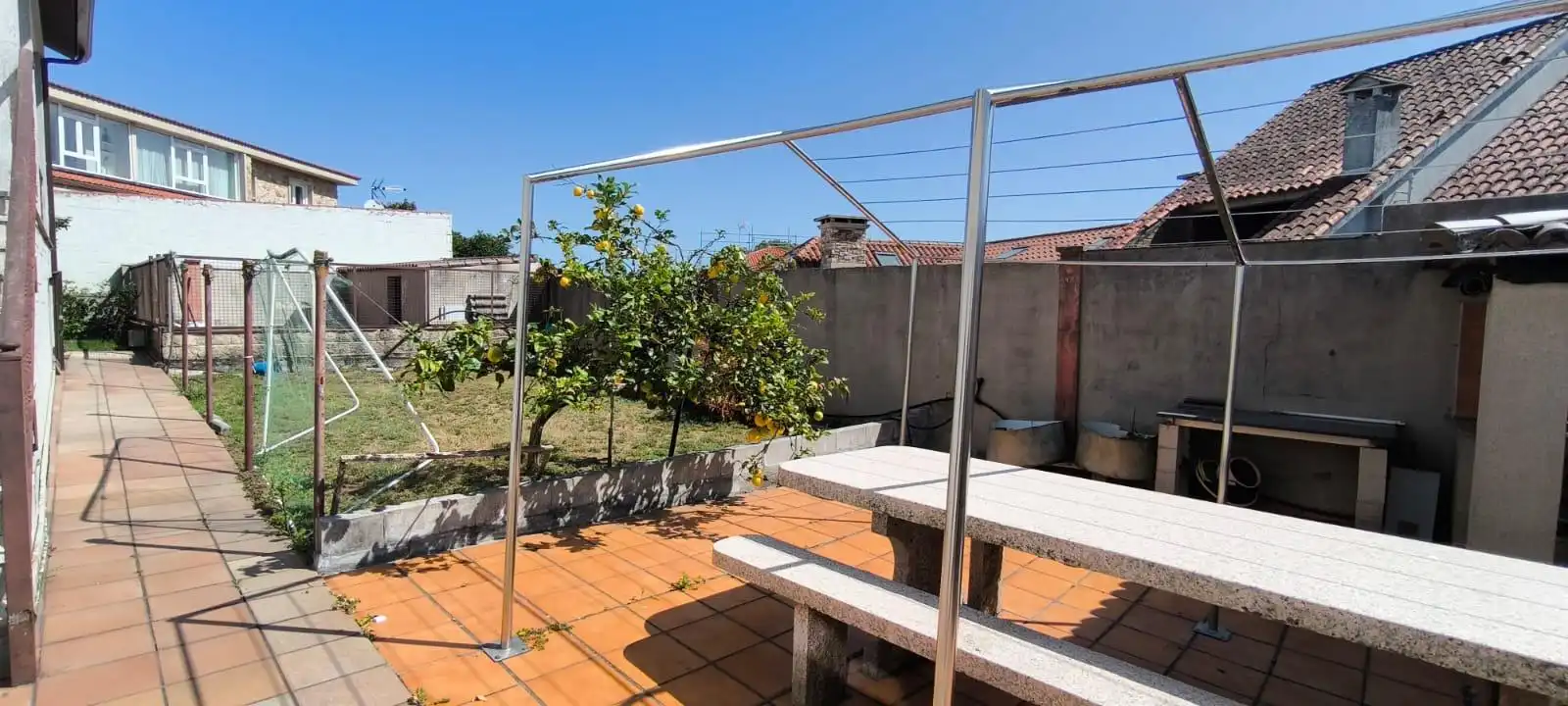 Terrace of Houses for sale in Vilagarcía de Arousa  with Terrace, Storage room and Furnished