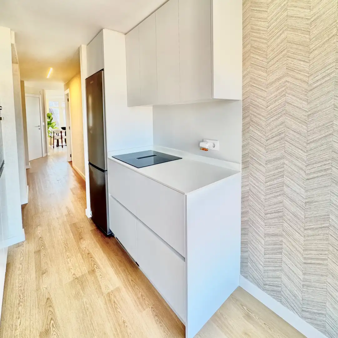 Cocina de Apartamento en venta en Vilagarcía de Arousa con Calefacción, Amueblado y Horno