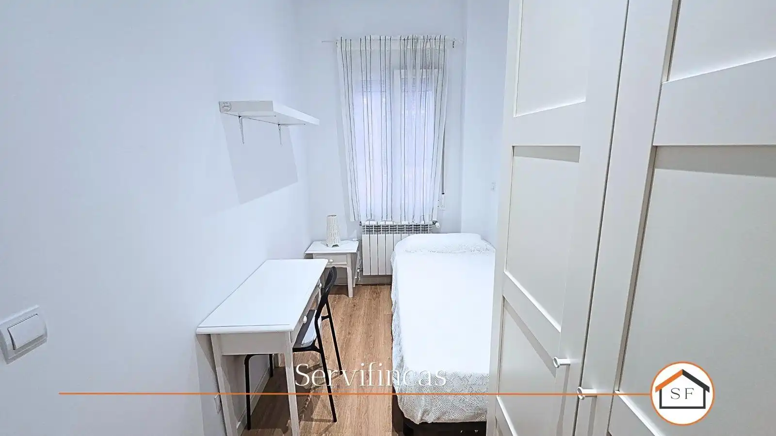 Bedroom of Flat for rent in Madrid  with Heating and Furnished