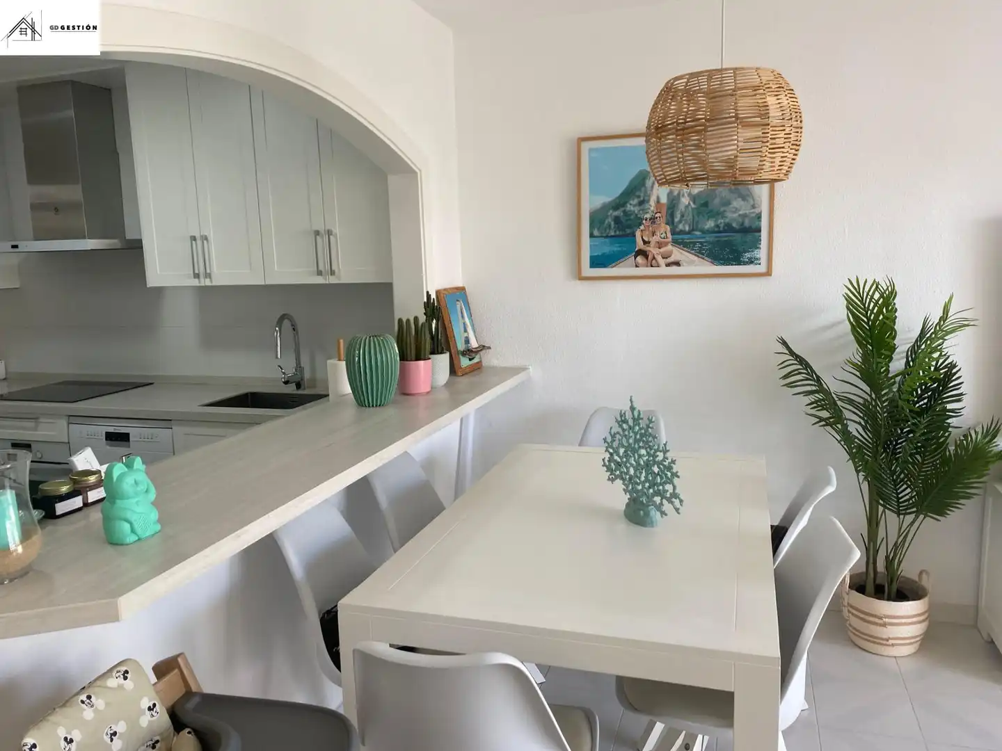 Esszimmer von Maisonette zum Verkauf in Mijas mit Klimaanlage, Heizung und Terrasse
