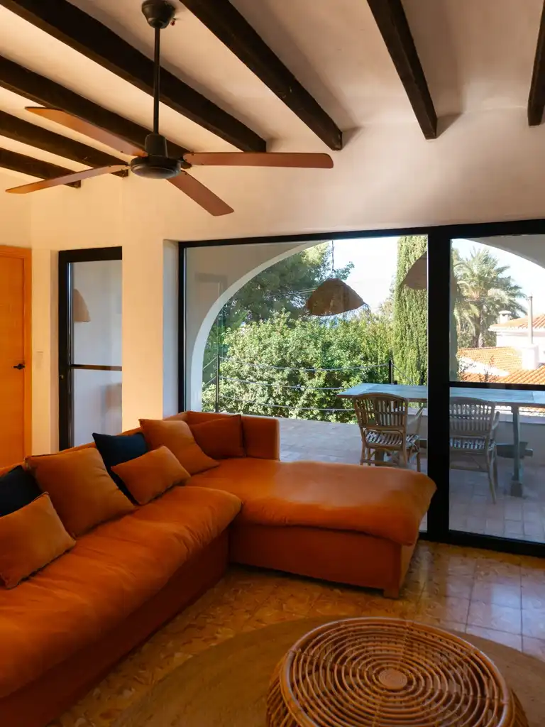 Living room of Houses for sale in Dénia  with Air Conditioner, Private garden and Terrace