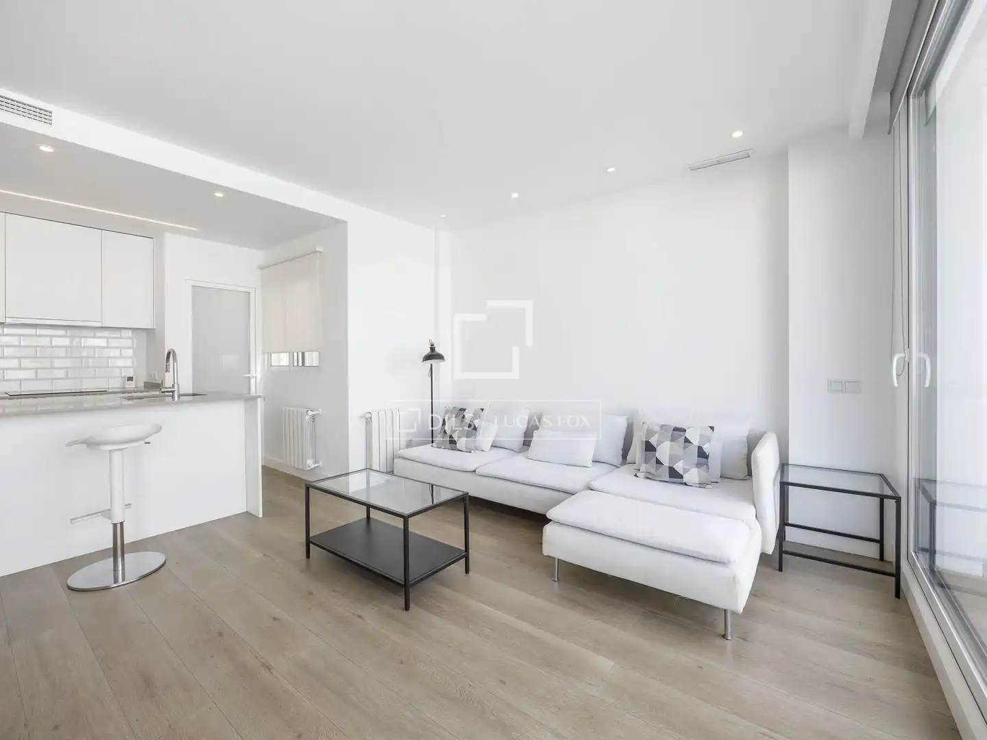 Sala d'estar de Àtic de lloguer en Valencia amb Aire condicionat, Calefacció i Parquet