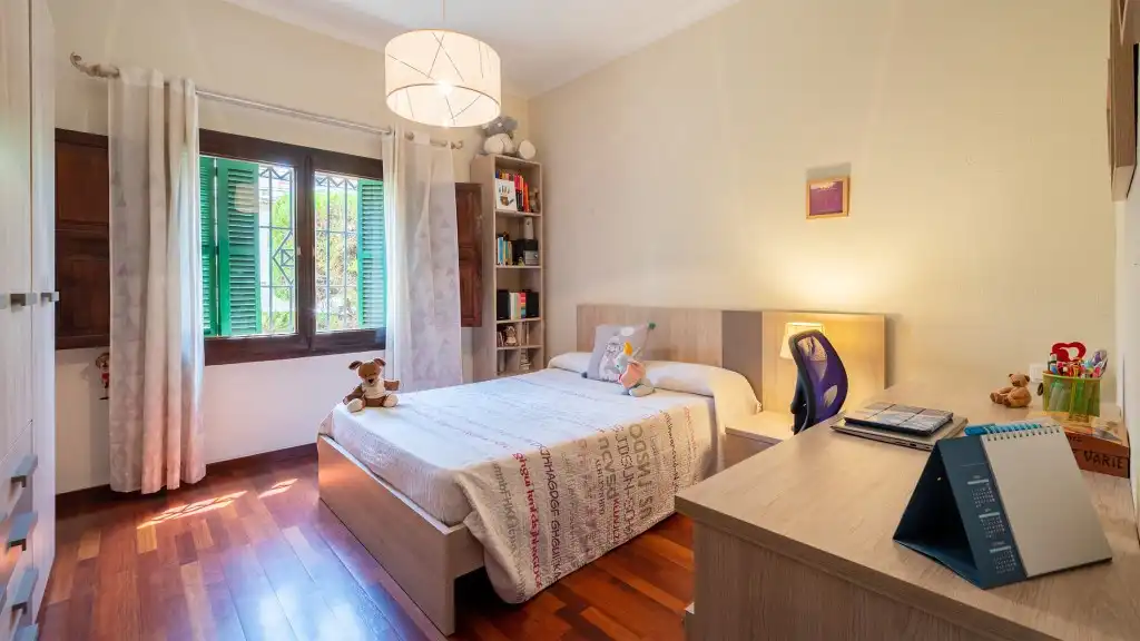 Bedroom of Houses for sale in  Palma de Mallorca  with Air Conditioner, Private garden and Terrace