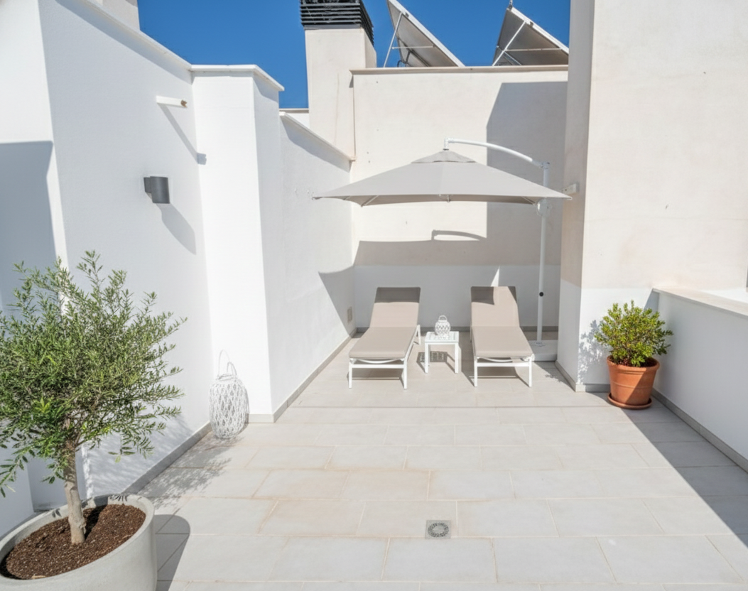 Terrace of Attic for sale in Estepona  with Air Conditioner, Terrace and Swimming Pool