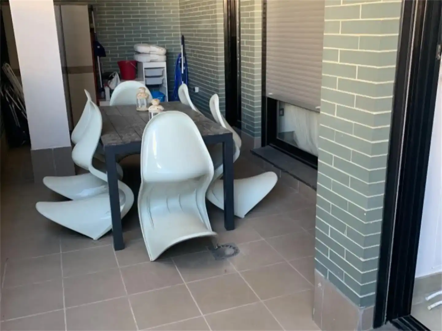 Terrace of Flat for rent in Rota  with Air Conditioner, Private garden and Swimming Pool
