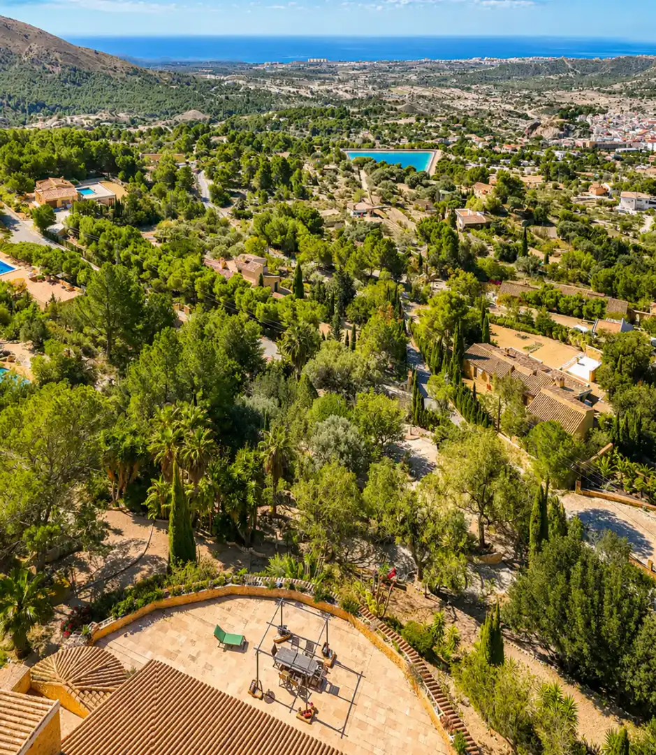 Außenansicht von Haus oder Chalet zum Verkauf in Finestrat mit Terrasse und Schwimmbad