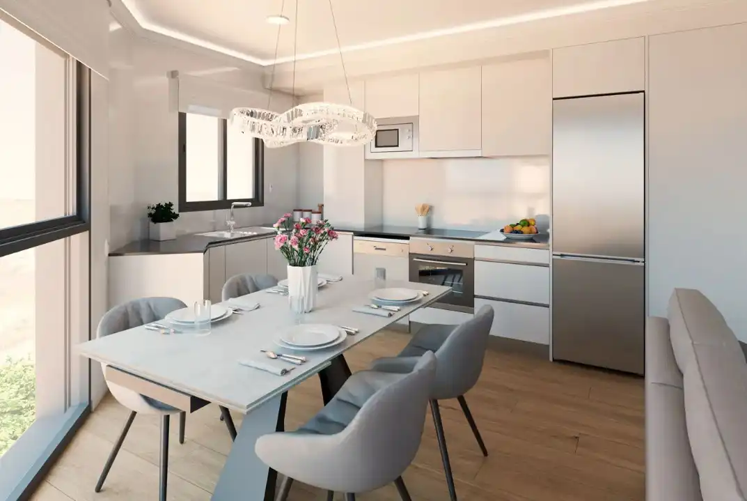 Cocina de Piso en venta en Castellón de la Plana / Castelló de la Plana con Terraza, Amueblado y Horno
