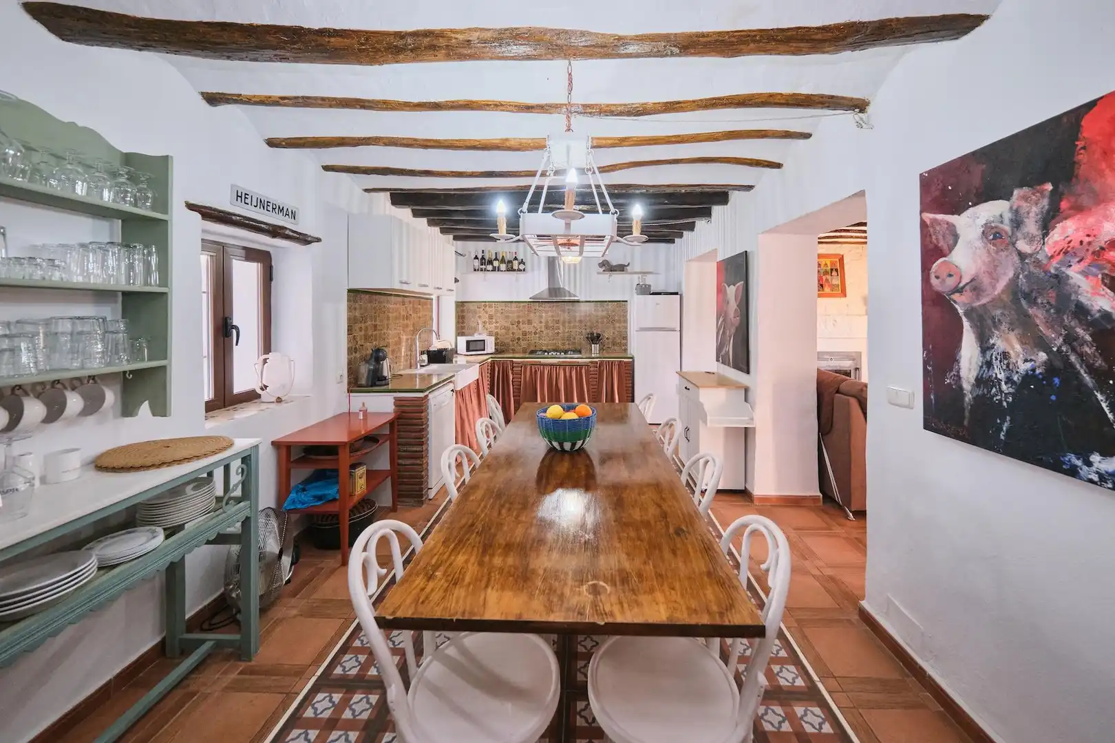 Menjador de Finca rústica en venda en Fornes amb Aire condicionat, Jardí privat i Traster
