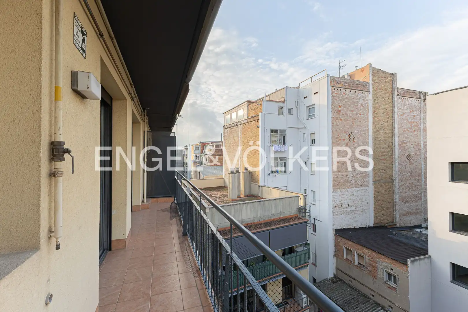 Terraza de Piso de alquiler en Barcelona con Aire acondicionado, Calefacción y Parquet
