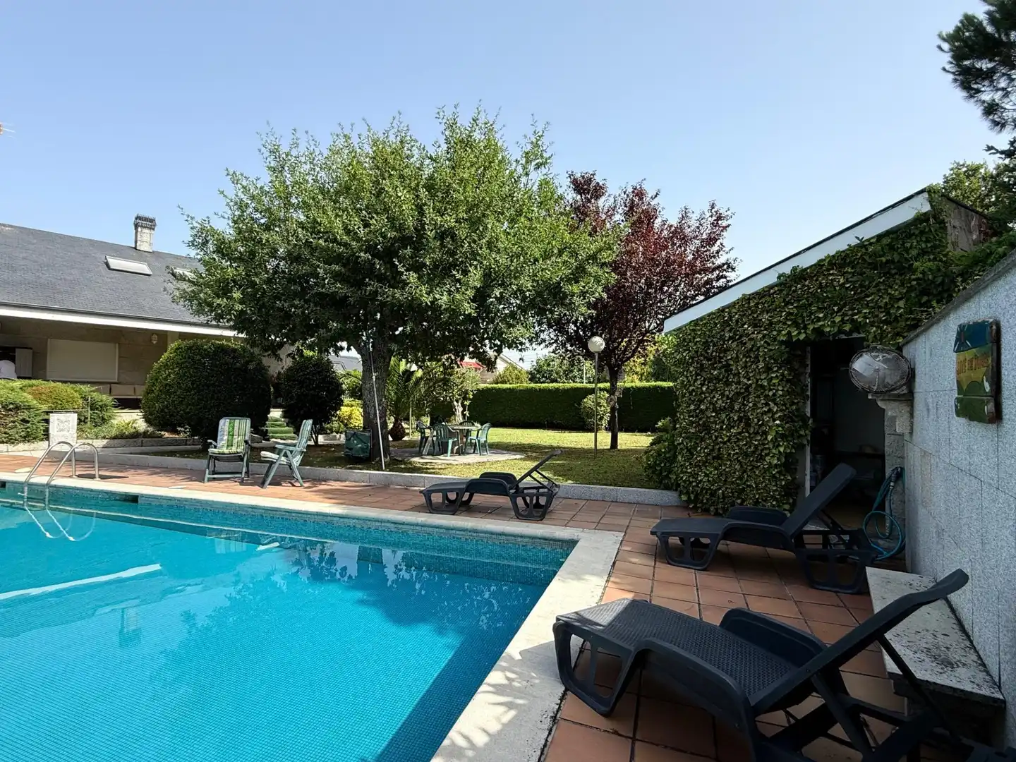 Piscina de Casa o chalet en venta en O Pereiro de Aguiar  con Jardín privado, Terraza y Piscina
