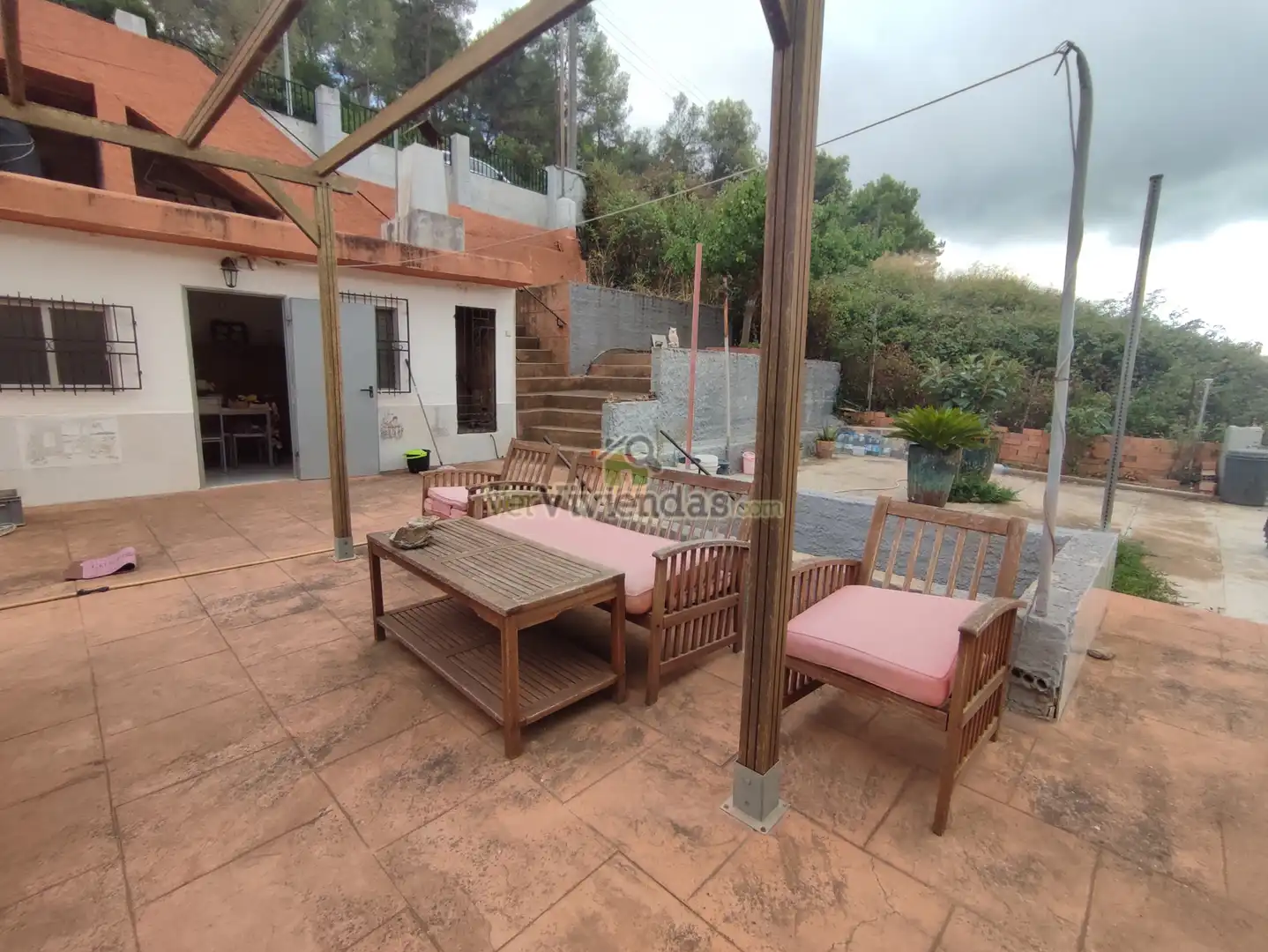 Terrassa de Casa o xalet en venda en Vallirana amb Aire condicionat, Calefacció i Jardí privat