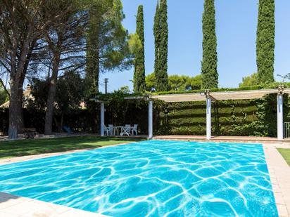 Schwimmbecken von Haus oder Chalet zum verkauf in Zuera mit Klimaanlage, Heizung und Privatgarten