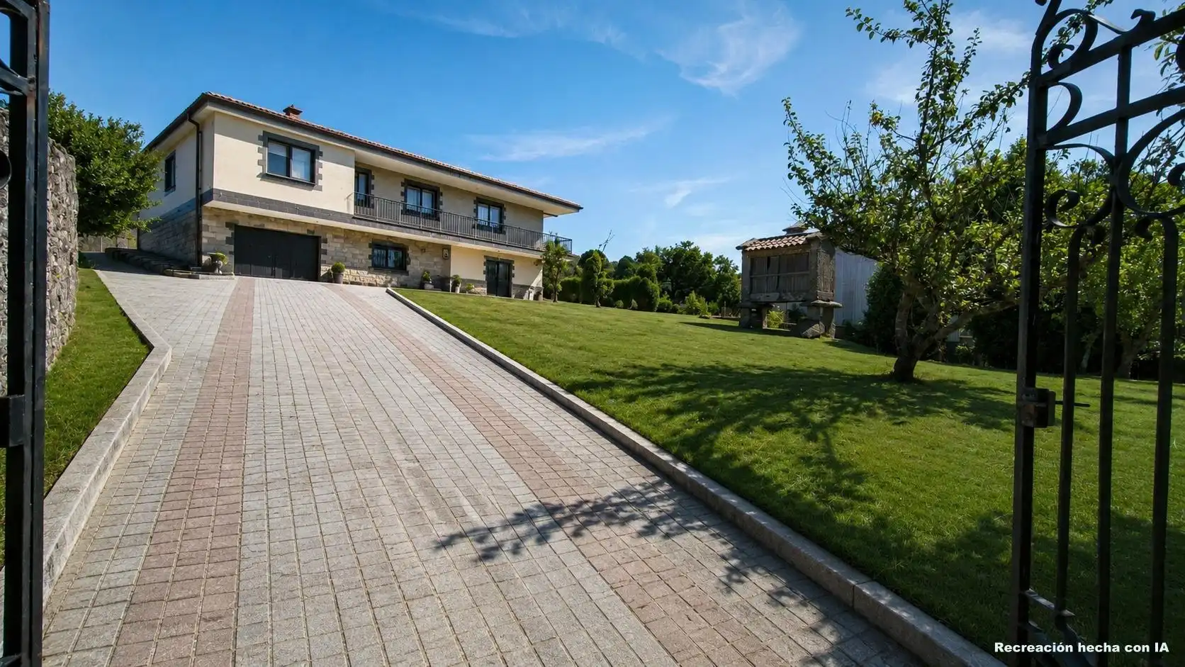Vista exterior de Casa o chalet en venta en A Lama   con Calefacción, Trastero y Balcón