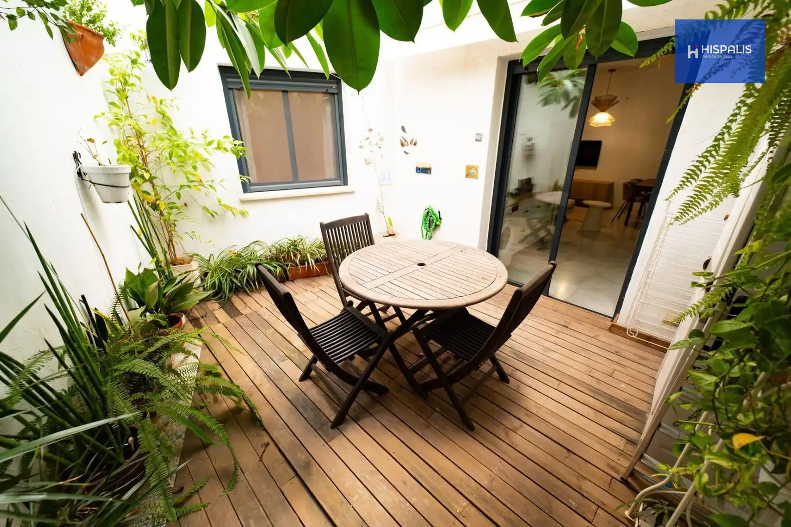 Terraza de Piso de alquiler en Sevilla con Calefacción y Amueblado