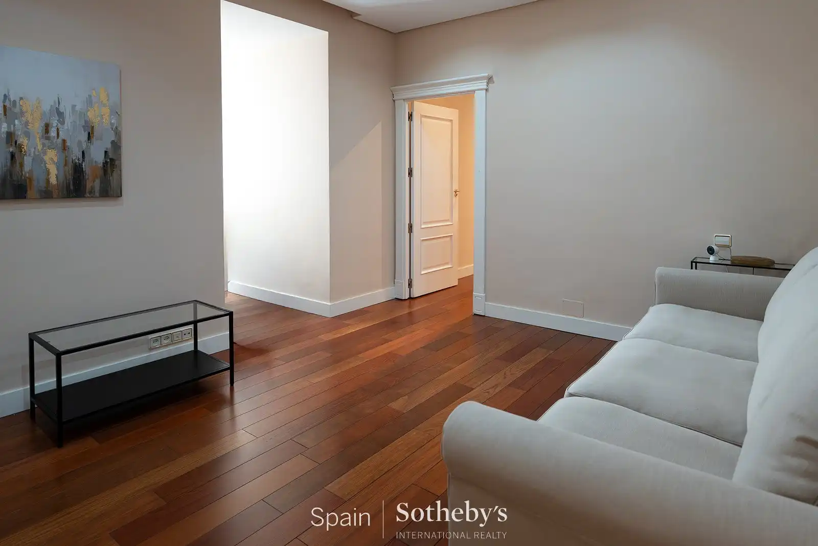Sala de estar de Casa o chalet en venta en Pozuelo de Alarcón con Aire acondicionado, Jardín privado y Terraza