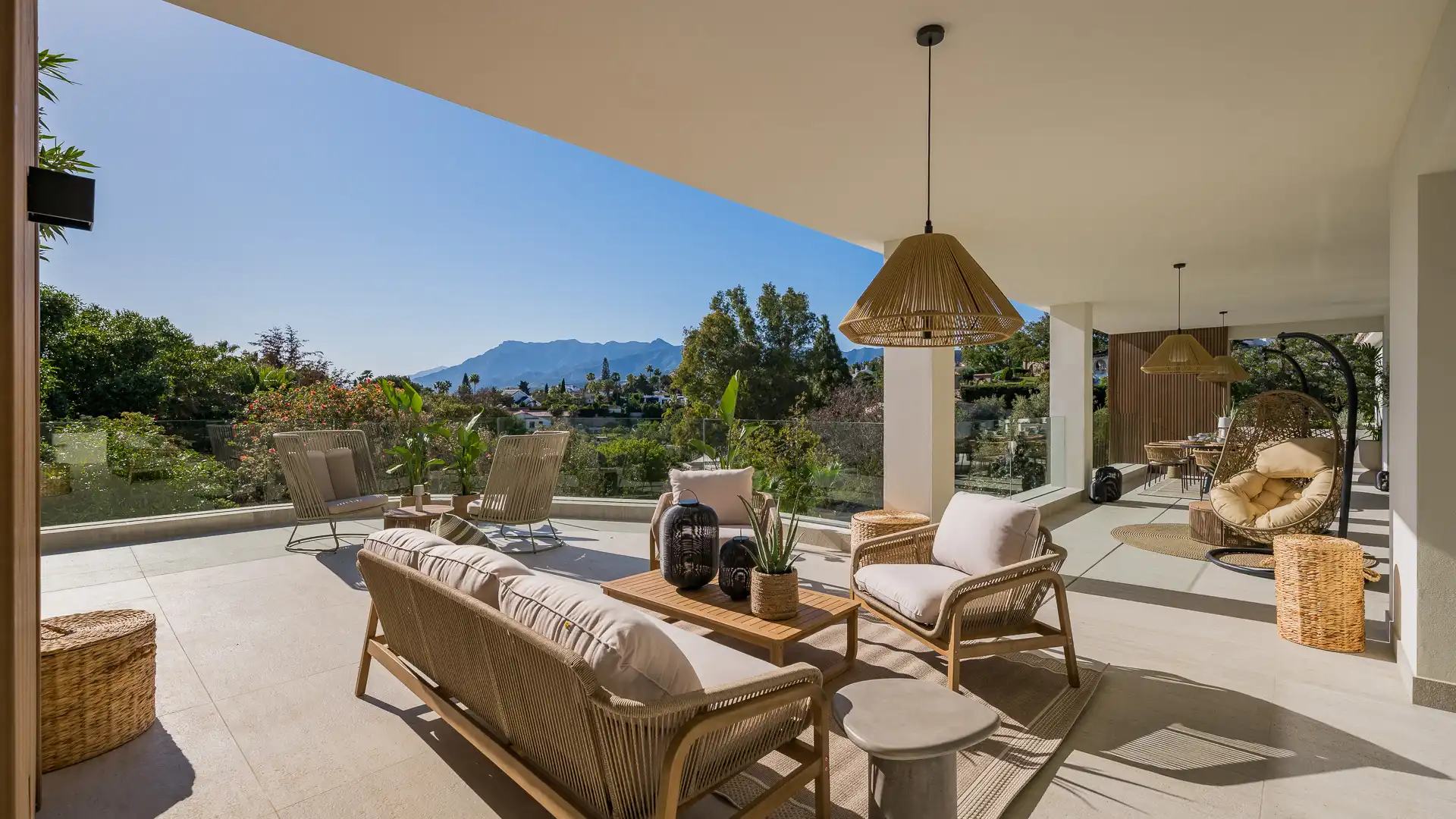 Terraza de Casa o chalet en venta en Marbella con Aire acondicionado, Jardín privado y Terraza