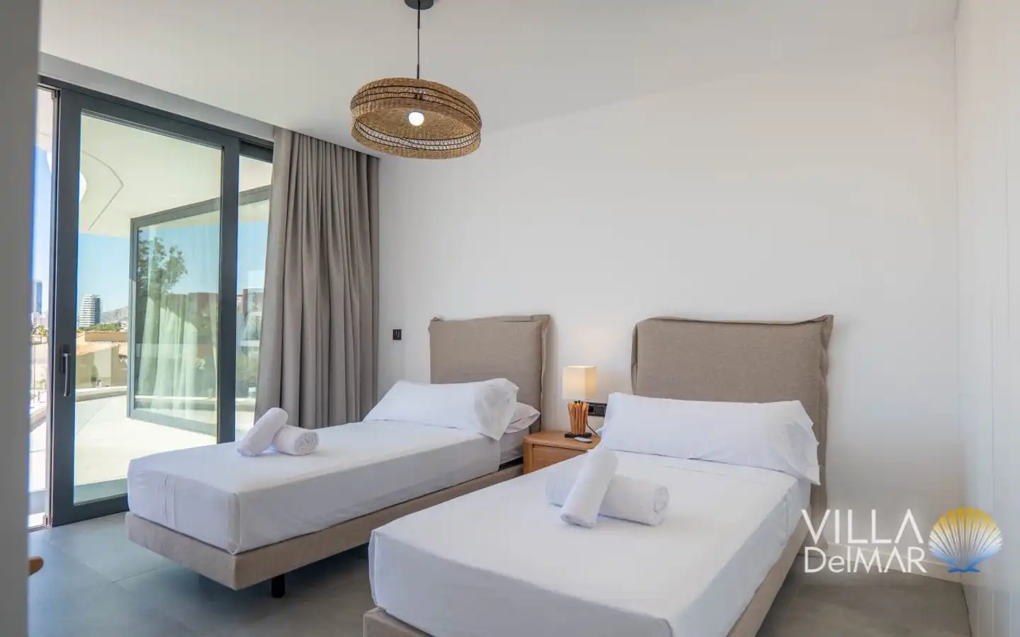 Bedroom of Houses for sale in Calpe / Calp  with Air Conditioner, Heating and Private garden