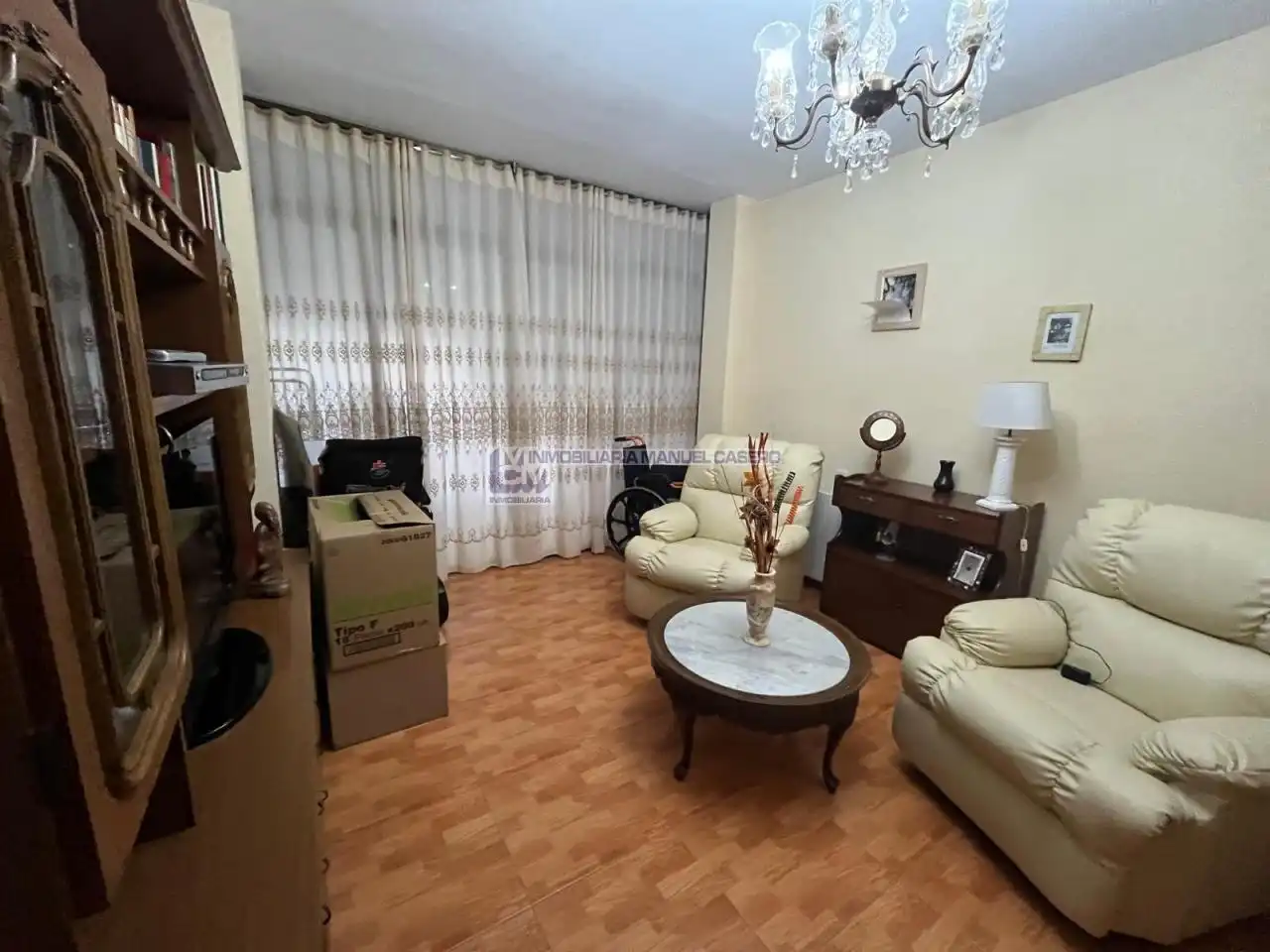 Sala d'estar de Pis en venda en Cáceres amb Calefacció, Parquet i Terrassa