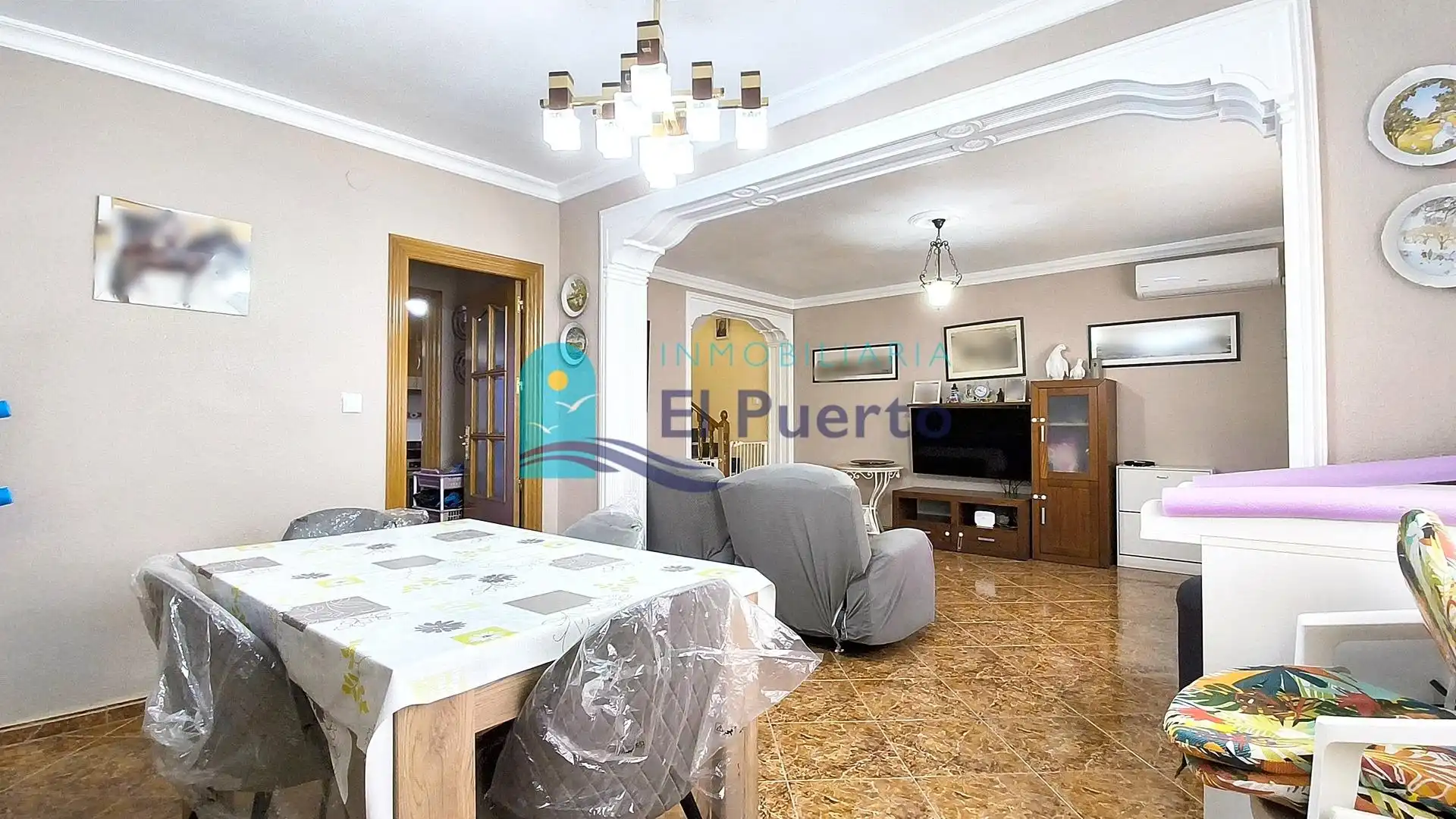 Sala de estar de Dúplex en venta en Mazarrón con Aire acondicionado, Terraza y Trastero