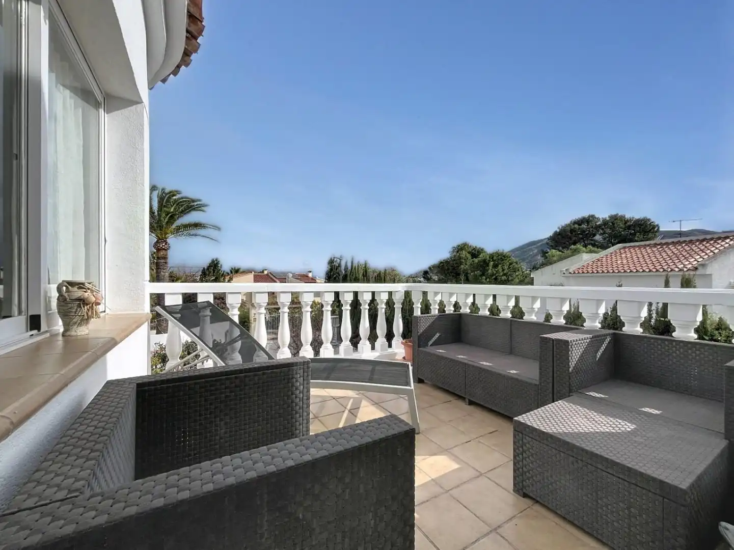 Terrassa de Casa o xalet en venda en L'Alfàs del Pi amb Aire condicionat, Calefacció i Jardí privat