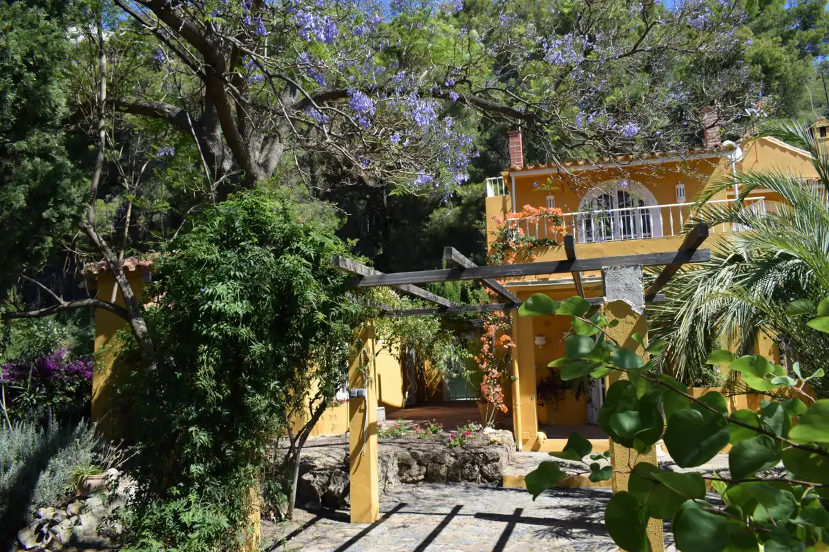 Jardín de Casa o chalet en venta en Ojén con Aire acondicionado, Terraza y Amueblado