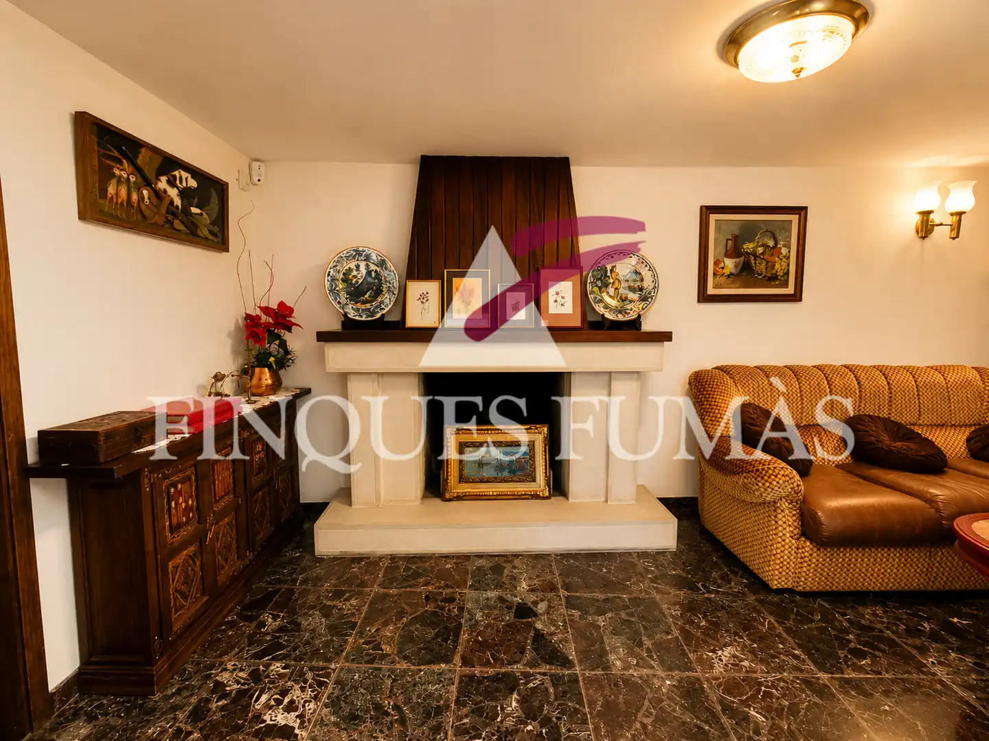 Sala de estar de Casa o chalet en venta en Montoliu de Segarra con Terraza, Trastero y Amueblado