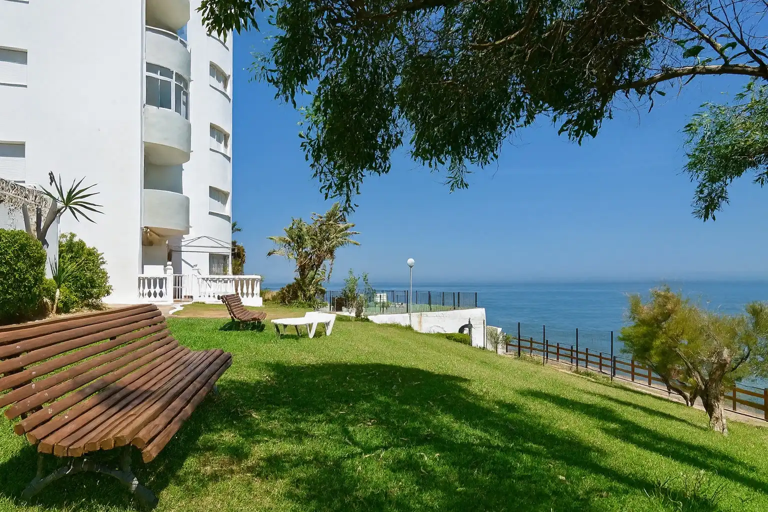 Garten von Wohnung zum Verkauf in Mijas mit Klimaanlage, Möbliert und Waschmaschine