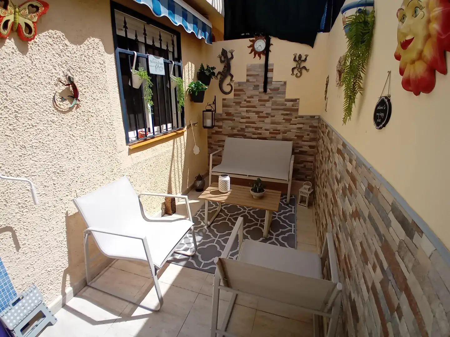Terraza de Casa adosada en venta en Mazarrón con Aire acondicionado, Trastero y Amueblado