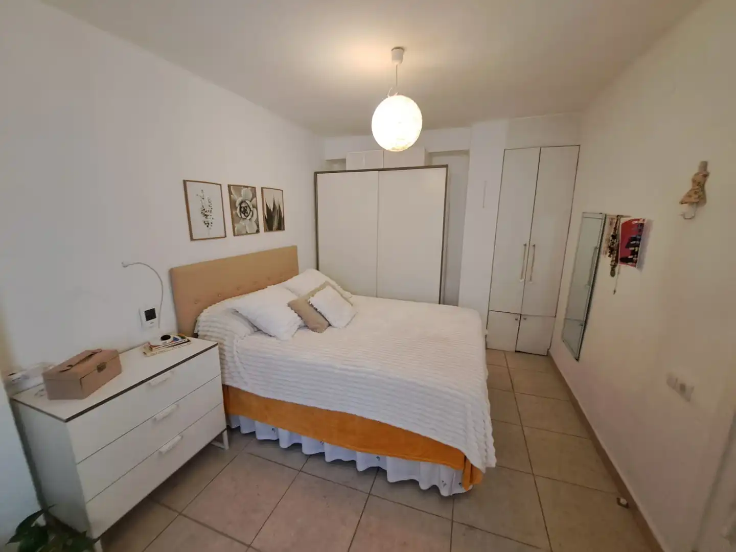 Bedroom of Flat for sale in Málaga  with Air Conditioner, Terrace and Furnished