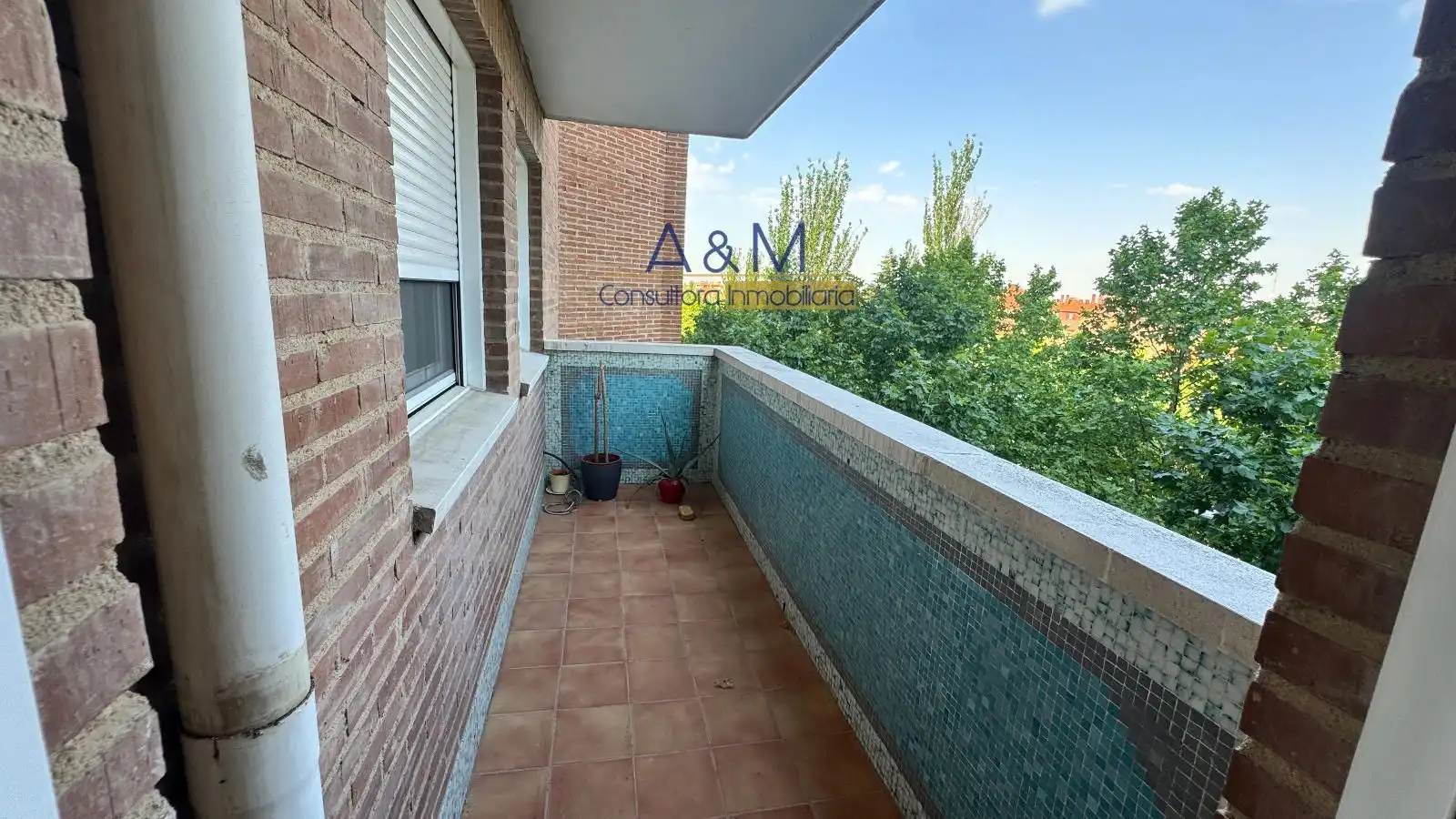 Terraza de Piso de alquiler en Valladolid con Calefacción, Terraza y Trastero