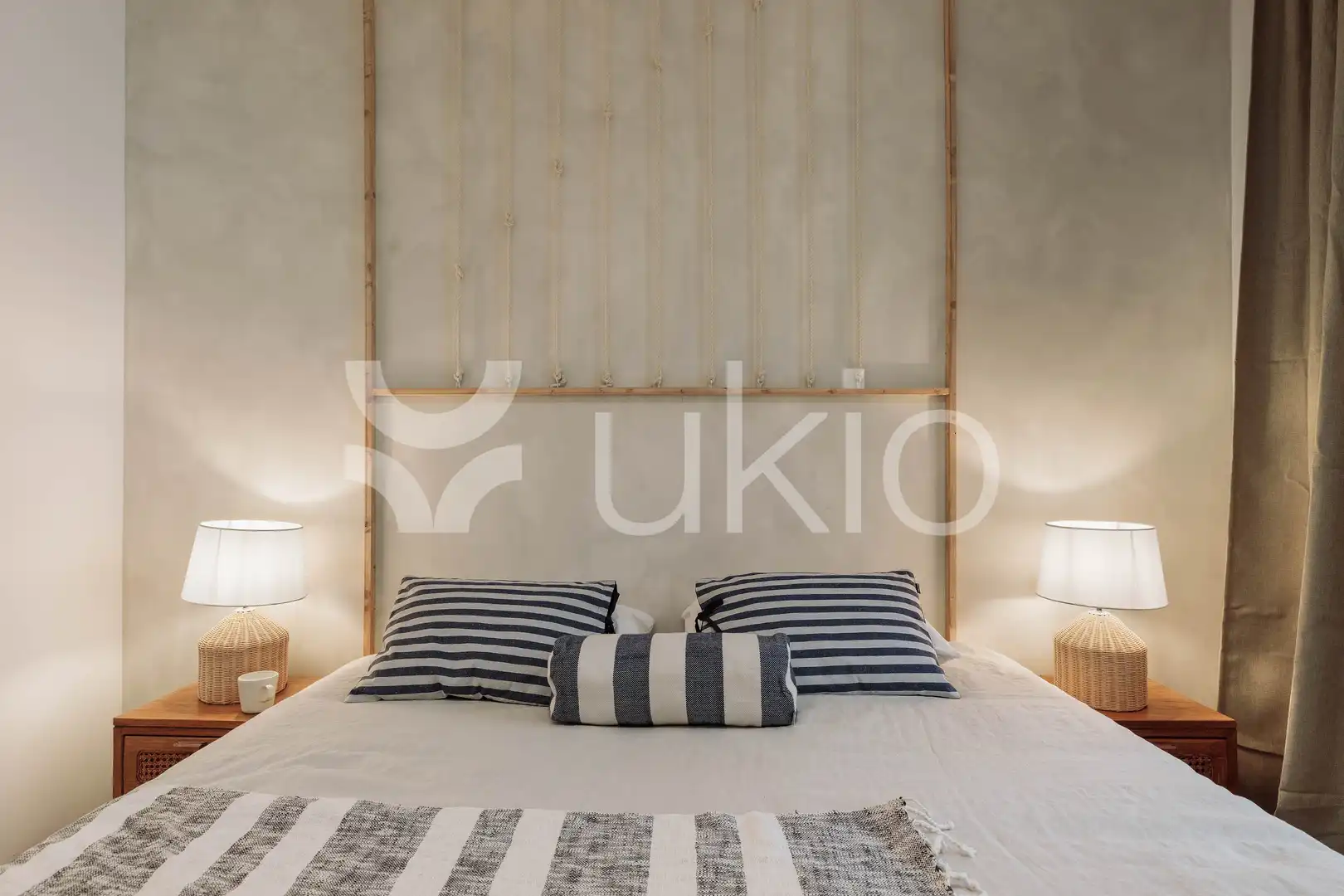 Schlafzimmer von Wohnungen zur Miete in Barcelona mit Klimaanlage, Heizung und Möbliert