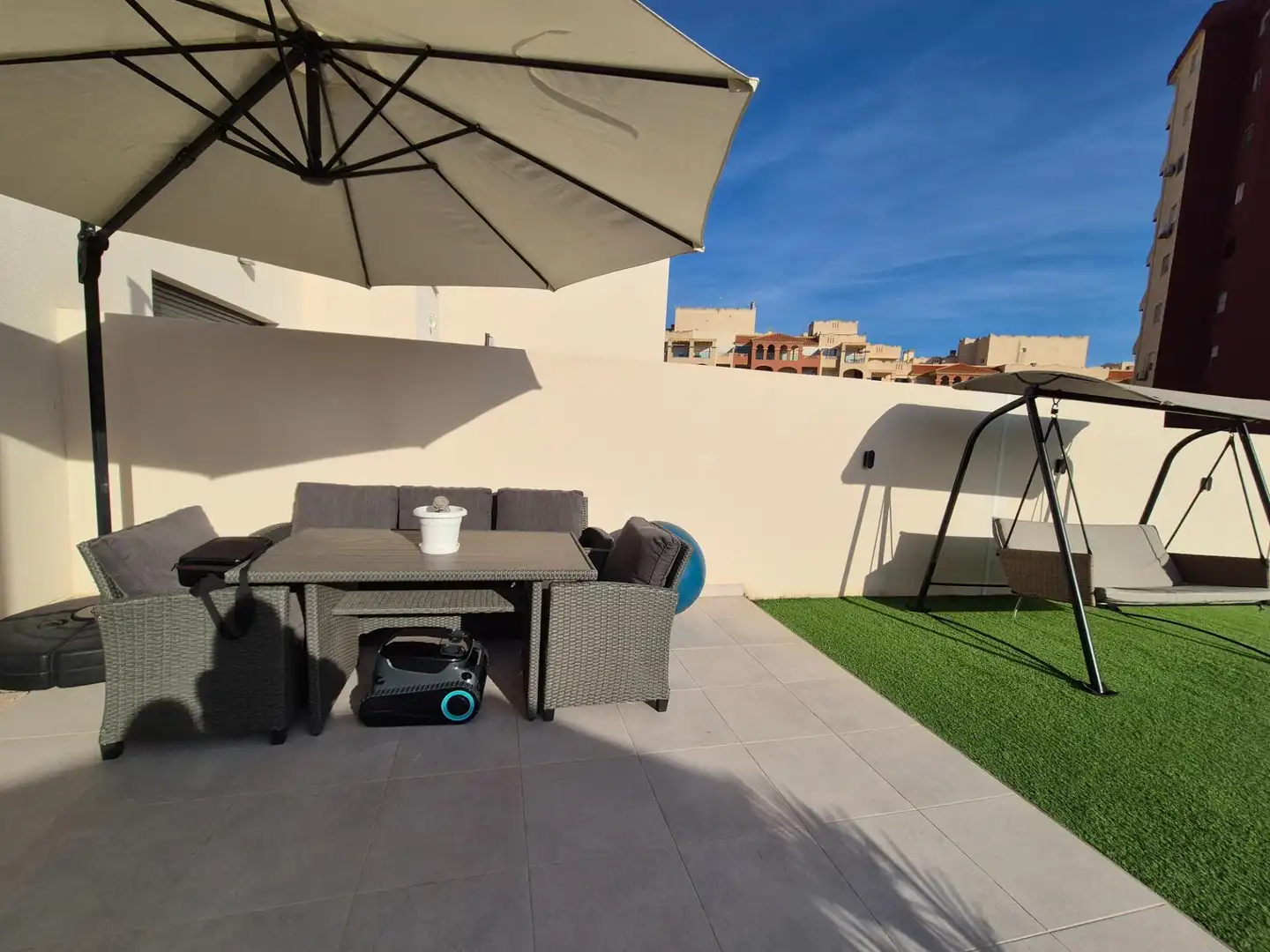 Terraza de Casa adosada en venta en El Ejido con Aire acondicionado, Jardín privado y Terraza