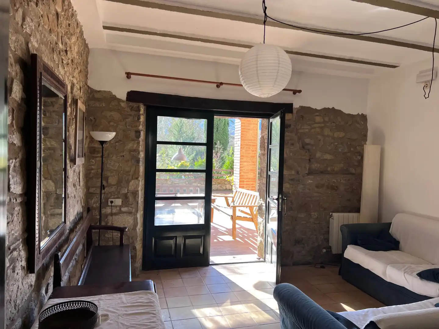 Finca rústica en venda en Mieres (Girona) amb Aire condicionat, Jardí privat i Parquet