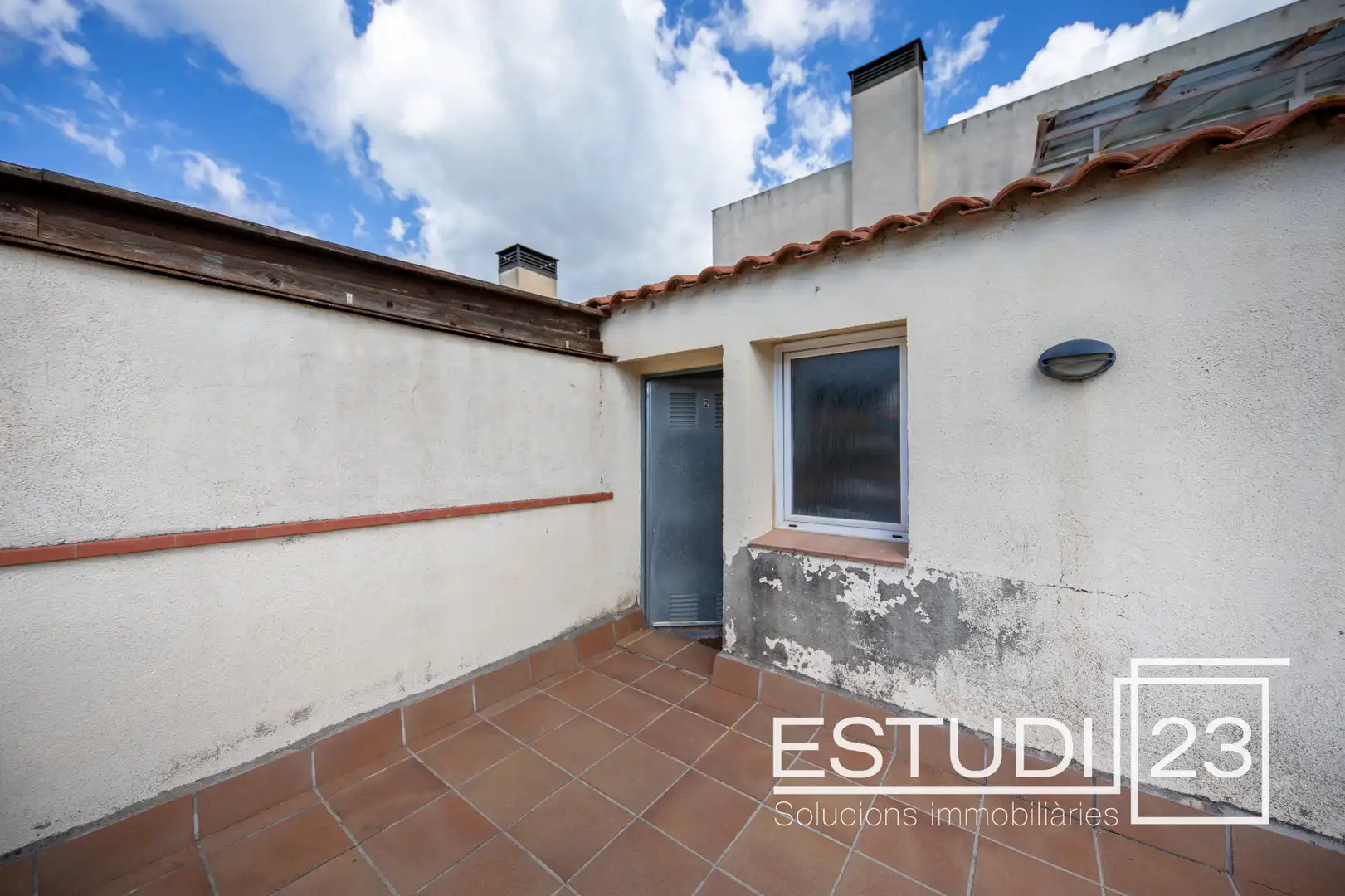 Vista exterior de Piso en venta en Dosrius con Calefacción