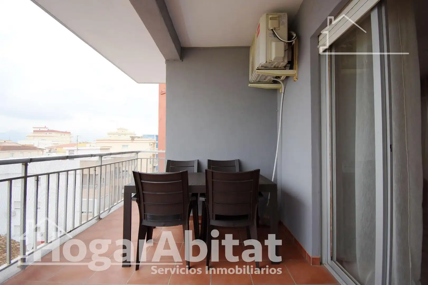 Terraza de Ático en venta en Bellreguard con Aire acondicionado, Calefacción y Parquet