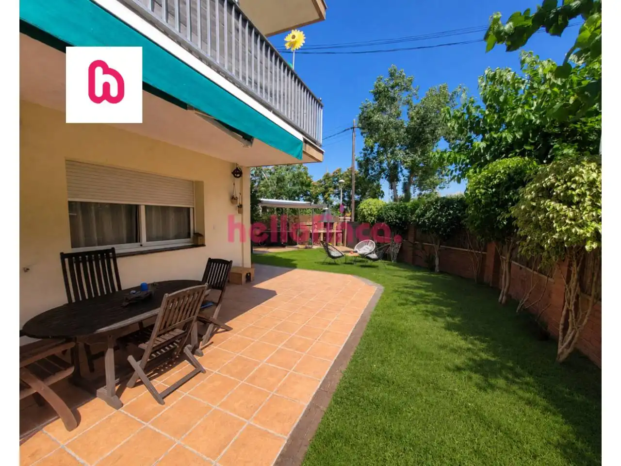 Garden of Flat for sale in Vilanova i la Geltrú  with Air Conditioner, Heating and Private garden