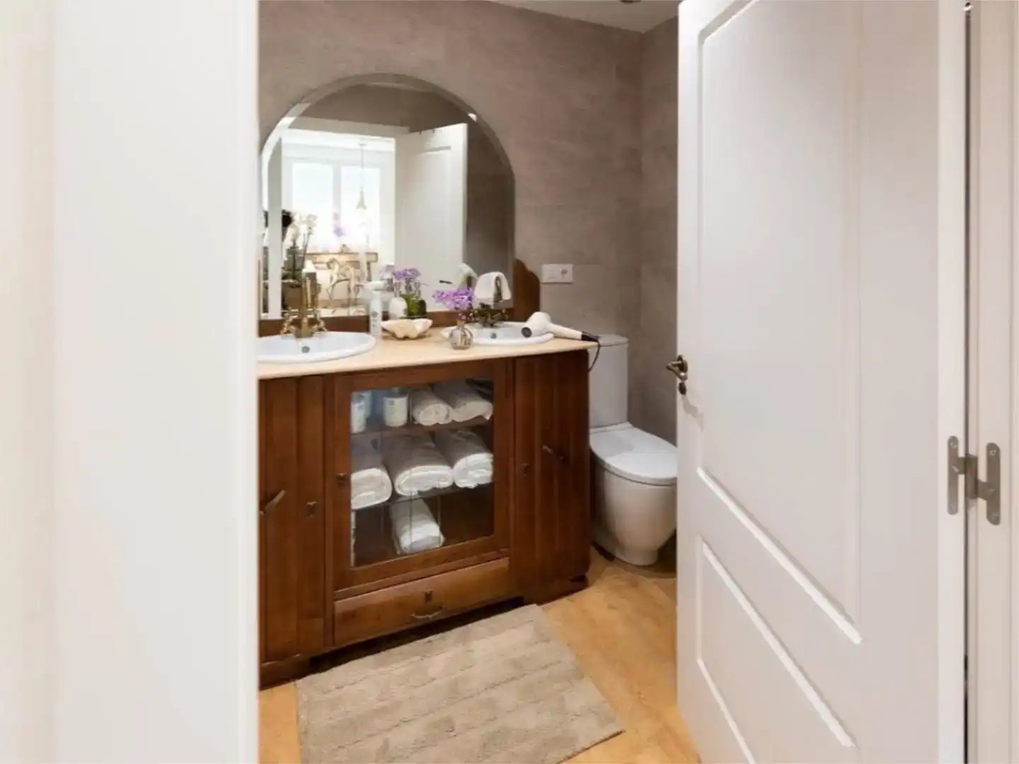 Bathroom of Flat for sale in Ourense Capital   with Air Conditioner and Balcony