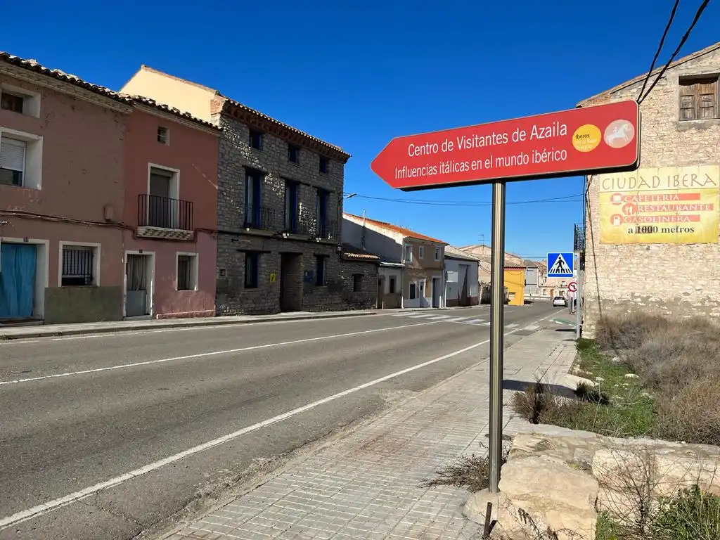 Vista exterior de Casa o chalet en venta en Azaila, Teruel