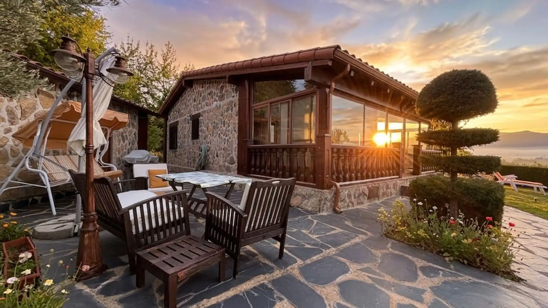 Terraza de Casa o chalet en venta en El Espinar con Calefacción, Jardín privado y Terraza