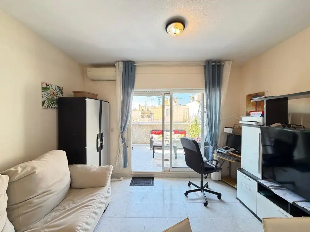 Balcony of Attic for sale in Torrevieja  with Air Conditioner and Furnished