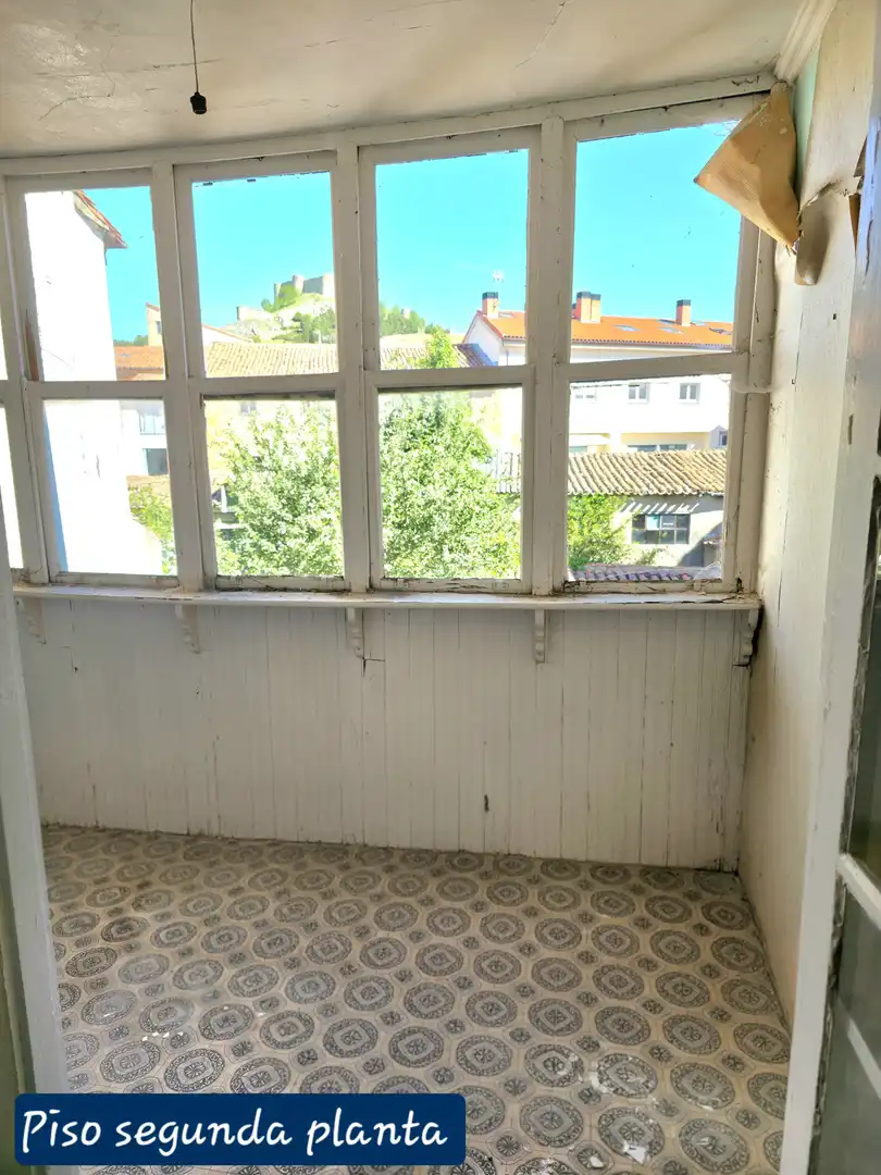 Terrasse von Wohnung zum Verkauf in Aguilar de Campoo mit Privatgarten
