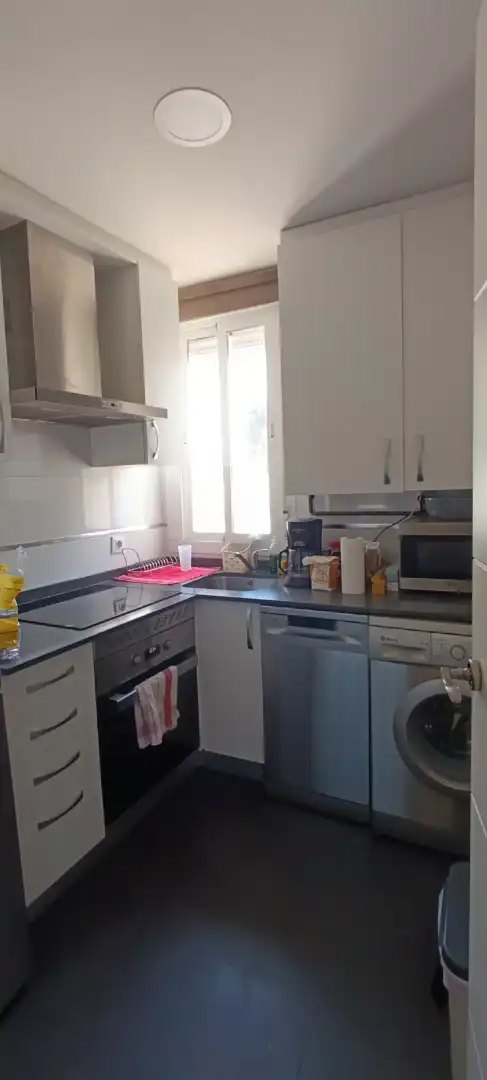 Küche von Wohnung zur Miete in Madrid mit Klimaanlage, Heizung und Möbliert